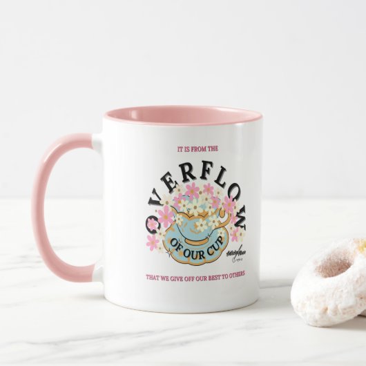 ÜBERFLOW Tasse von Poet Adiela Akoo (Mit Donut)
