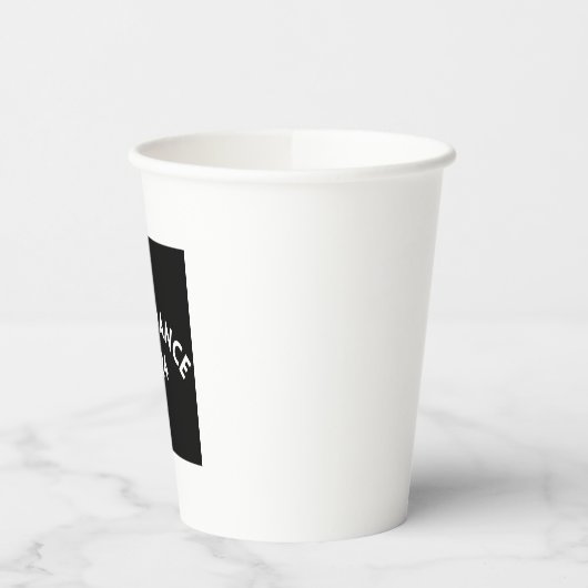 Überfluss 2024 - Papiercup Pappbecher (Links)