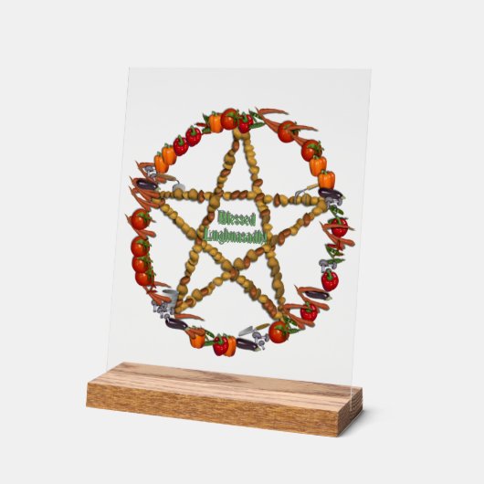 Überfluss Acrylschild (Winkel)