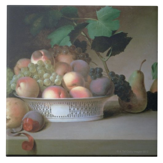 Überfluss an der Frucht Fliese (Vorderseite)