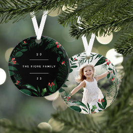 Überfluss botanisch | PERSONALISIERTES FOTO Ornament