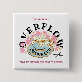 ÜBERFLUSS Button von Adiela Akoo