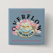 ÜBERFLUSS Button von Adiela Akoo (Vorderseite)