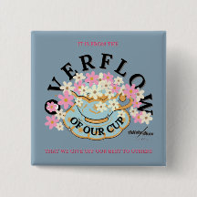 ÜBERFLUSS Button von Adiela Akoo