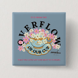 ÜBERFLUSS Button von Adiela Akoo