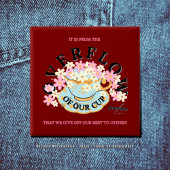 ÜBERFLUSS Button von Adiela Akoo