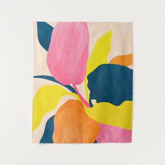 Überfluss der Natur Wandteppich (Vorderseite)