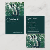 Überfluss der Naughtiness - Dunkelgrün Visitenkarte (Vorne/Hinten)