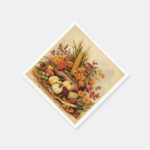 Überfluss des Herbstes: Großes Fest Serviette (Ecke)