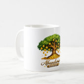 Überfluss-Geldbaum-Kaffeetasse Kaffeetasse (Vorderseite Links)