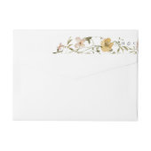 Überfluss getrocknete Wildblume Pampas Wreath Hoch (Rückseite)