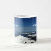 Überfluss habender Glauben-Tassen-Berg Kaffeetasse (Mittel)