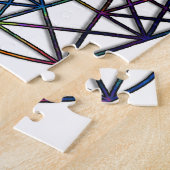 Überfluss-heiliges Geometrie-Fraktal des Lebens Puzzle (Seite)