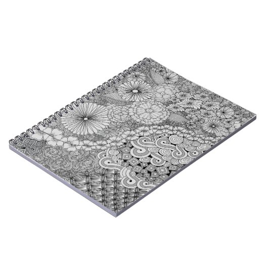 Überfluss in Bloom Notebook Notizblock (Linke Seite)