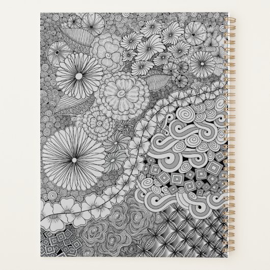 Überfluss in Blütenplaner Planer (Rückseite)