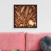 Überfluss Joy Leinwanddruck (Insitu (Wohnzimmer))