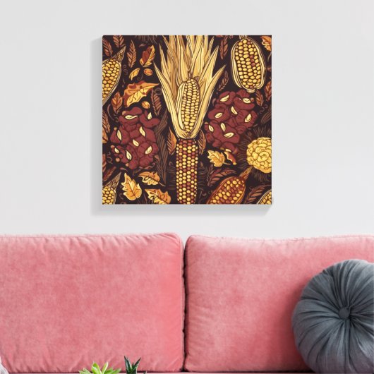 Überfluss Joy Leinwanddruck (Insitu (Wohnzimmer))