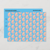 Überfluss-Karos für die Manifestation von Wohlstan Postkarte (Vorne/Hinten)