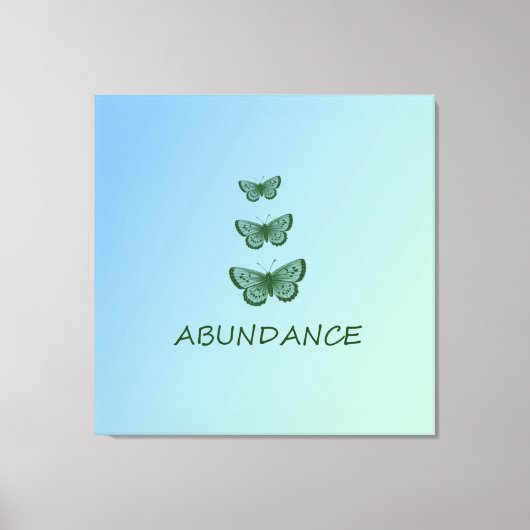 Überfluss Leinwanddruck (Vorderseite)