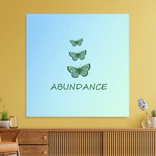 Überfluss Leinwanddruck (Insitu (Wohnzimmer))