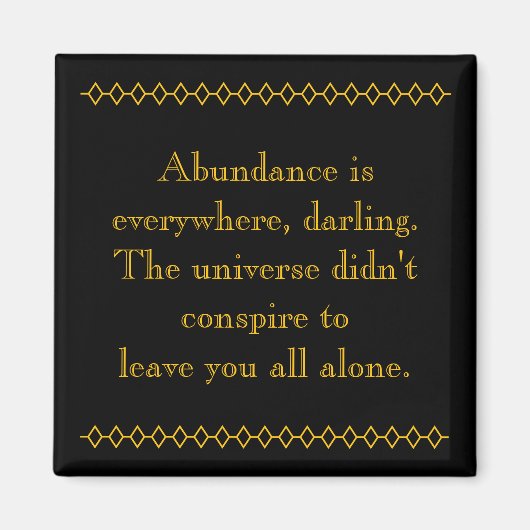 Überfluss Magnet (Vorne)