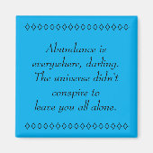 Überfluss Magnet (Vorne)