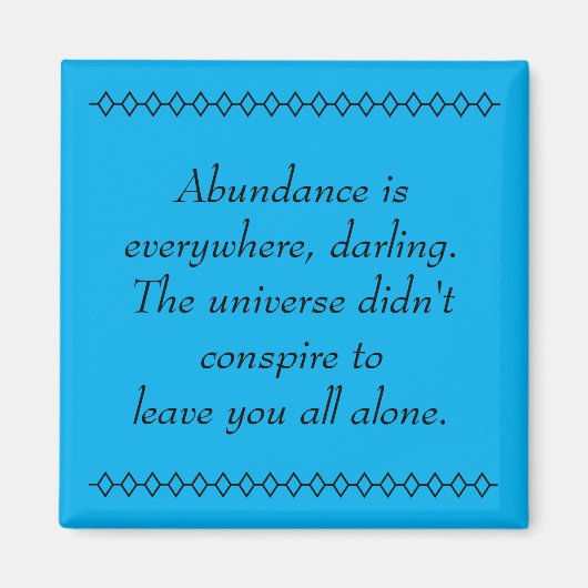 Überfluss Magnet (Vorne)