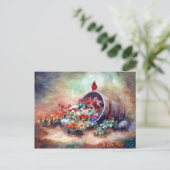 Überfluss Postkarte (Stehend Vorderseite)