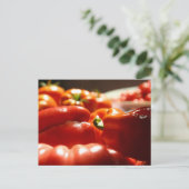 Überfluss Postkarte (Stehend Vorderseite)