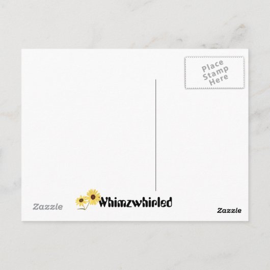 Überfluss Postkarte (Rückseite)