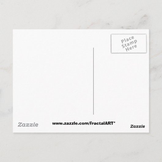 Überfluss Postkarte (Rückseite)