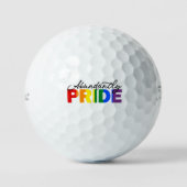 Überfluss Pride Rainbow Golfball (Vorderseite)