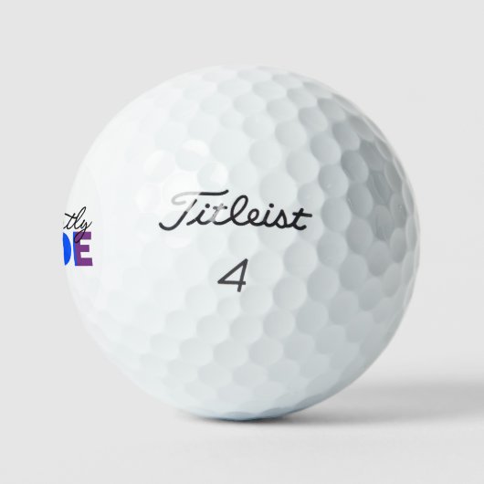 Überfluss Pride Rainbow Golfball (Logo)
