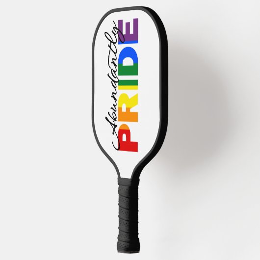 Überfluss Pride Rainbow Pickleball Schläger (Links)