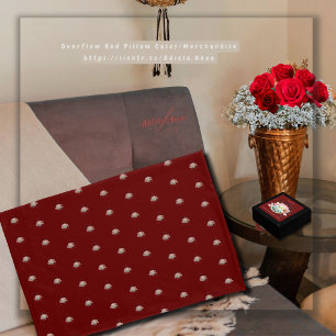 ÜBERFLUSS Rote Pillowcases - Adiela Akoo Kissenbezug