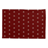ÜBERFLUSS Rote Pillowcases - Adiela Akoo Kissenbezug (Rückseite)