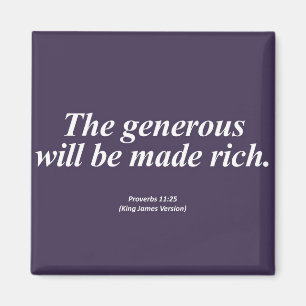 Überfluss-Sprichwort-11:25 Abbrev Magnet