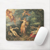 Überfluss und die vier Elemente, c.1606 (Öl auf Co Mousepad (Mit Mouse)