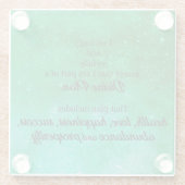 Überfluss und Wohlstand Bejahung des göttlichen Pl Glasuntersetzer (Rückseite)