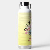 ÜBERFLUSS Wasserflasche, entworfen von Adiela Akoo Trinkflasche (Vorderseite)