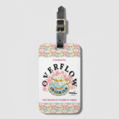 ÜBERFLÜSSIGKEITSZEICHEN - Adiela Akoo Gepäckanhänger (Vorderseite Vertikal)