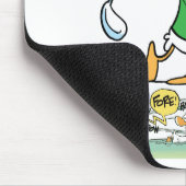 Überfluten Sie die Liebe des Golfs Mousepad (Ecke)