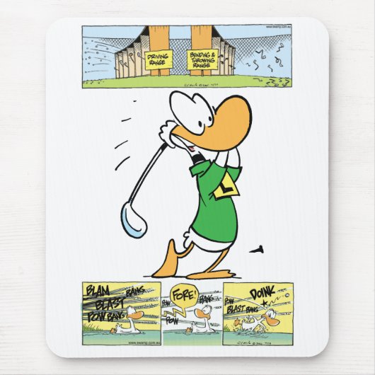 Überfluten Sie die Liebe des Golfs Mousepad (Vorne)