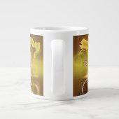 Überflutete Erdkarte Jumbo-Tasse (Rückseite)