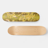 Überflutete Erdkarte Skateboard (Horizontal)