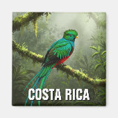 Überfluteter Nebelwald Quetzal Monteverde Magnet (Vorne)