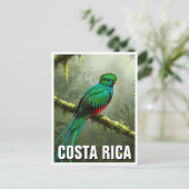 Überfluteter Nebelwald Quetzal Monteverde Postkarte (Stehend Vorderseite)