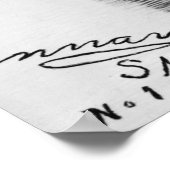 Überfluteter Zug, 1904 Poster (Ecke)