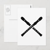 Überflutungen Postkarte (Vorne/Hinten)