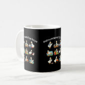 Überforderte Kreativität Kaffeetasse (Vorderseite Links)